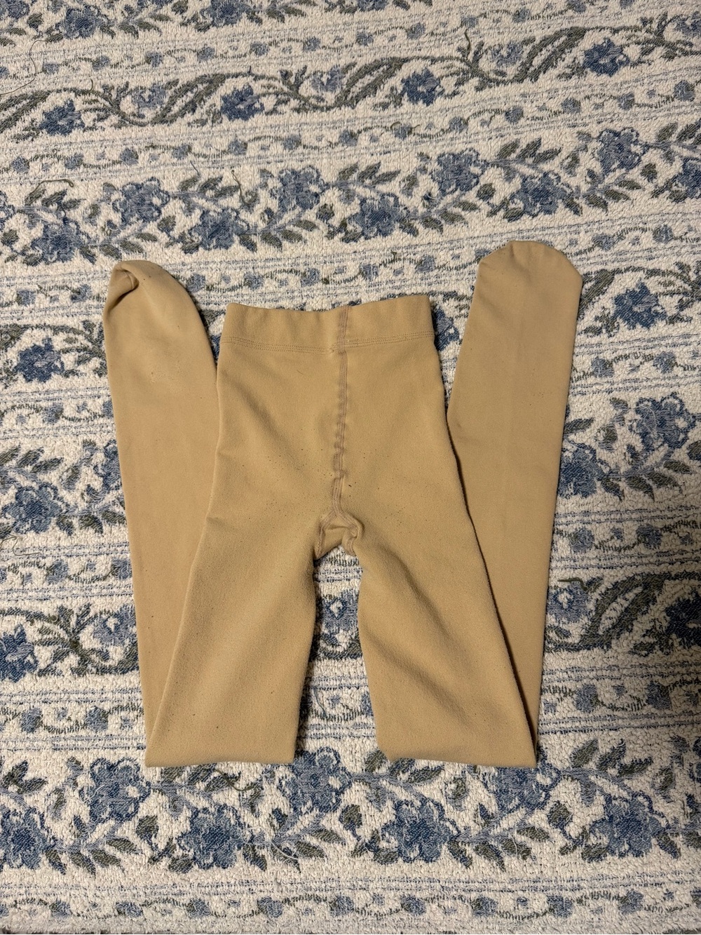 Tan Fleece-Lined Thermal Leggings for Women